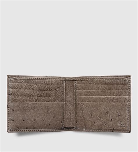 ostrich wallet gucci|Bi.